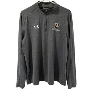 Under Armor Long Sleeve Large Gray Men performance Shirt